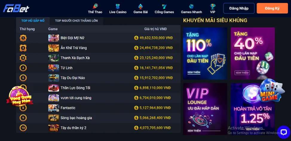 Slot cổ điển tại Sumwin